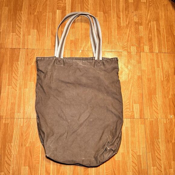 American Eagle Live Your Life Brown Canvas Tote - Picture 4 of 5